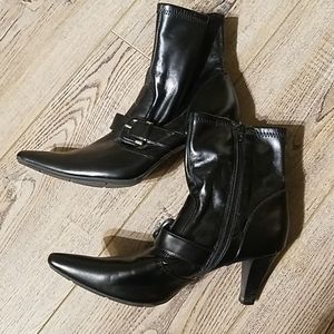 Black ankle boots
